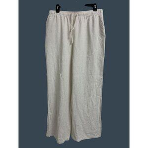 Blenca XL Linen Lightweight Wide Leg‎ Castal Grandma Pants Minimalist